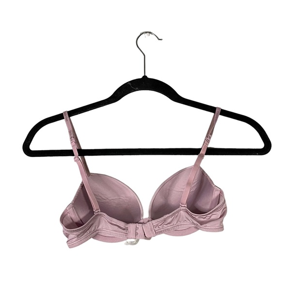 Calvin Klein One Pink Chevron Embossed Patterned Underwire Bra Size 34A - Picture 2 of 8